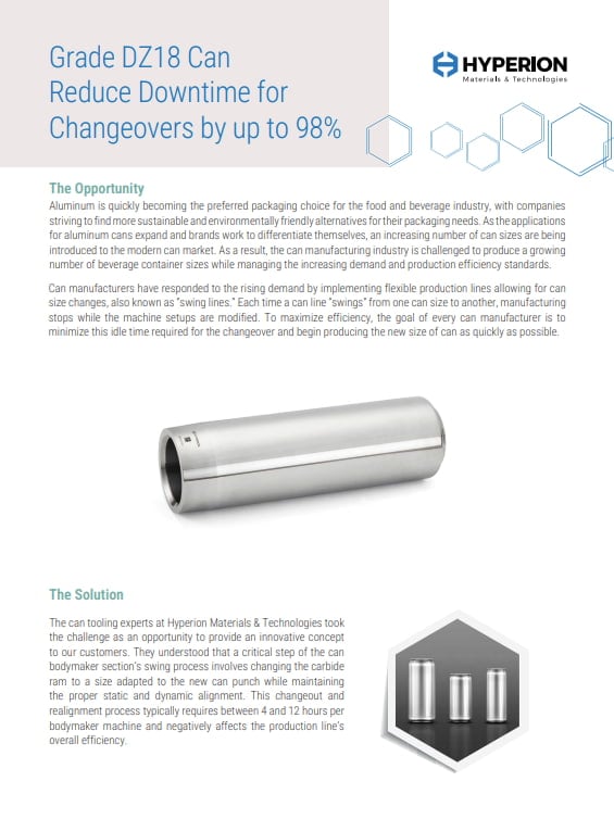 DZ18 Can Tooling TechNote