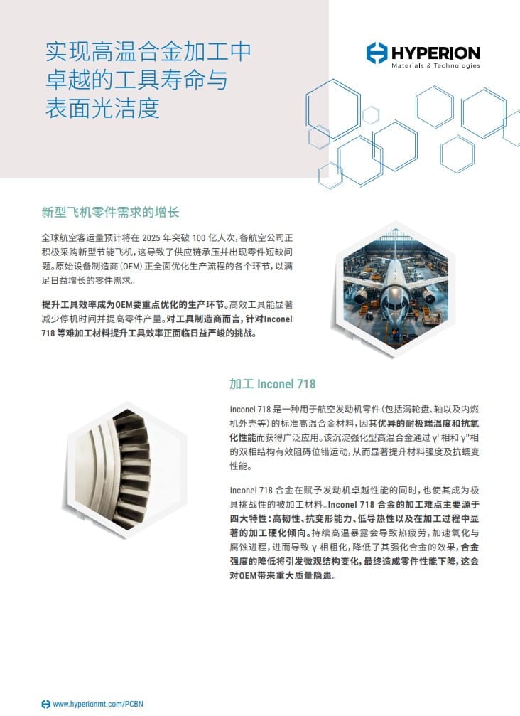 延长Inconel 718加工时的工具寿命