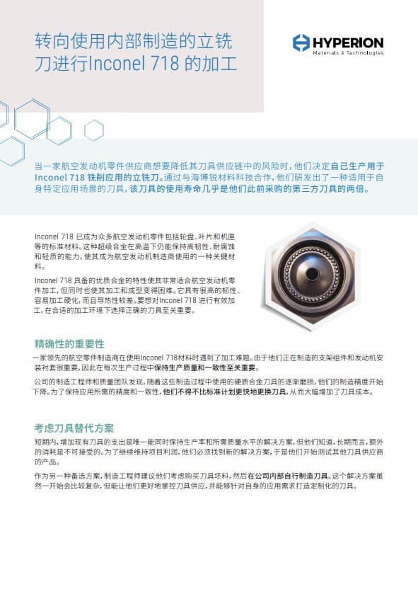 Inconel 718加工