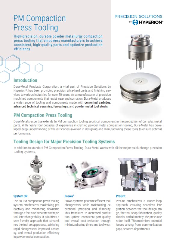 Compaction Press Tooling