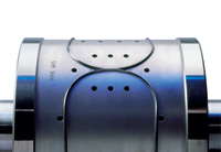 Carbide cutting edges in rotary cutters